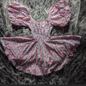 Floral Puff Sleeve Dress